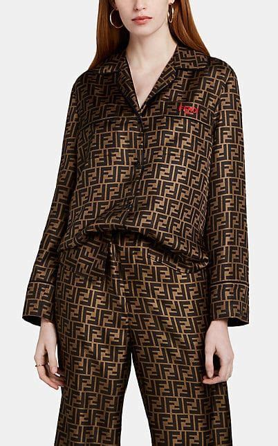 fendi silk pajamas.